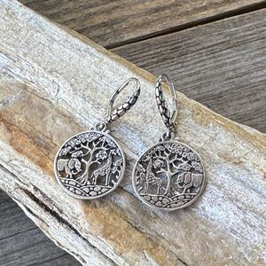 Sarda Bali Artisan Handcrafted Sterling Silver Safari Earrings